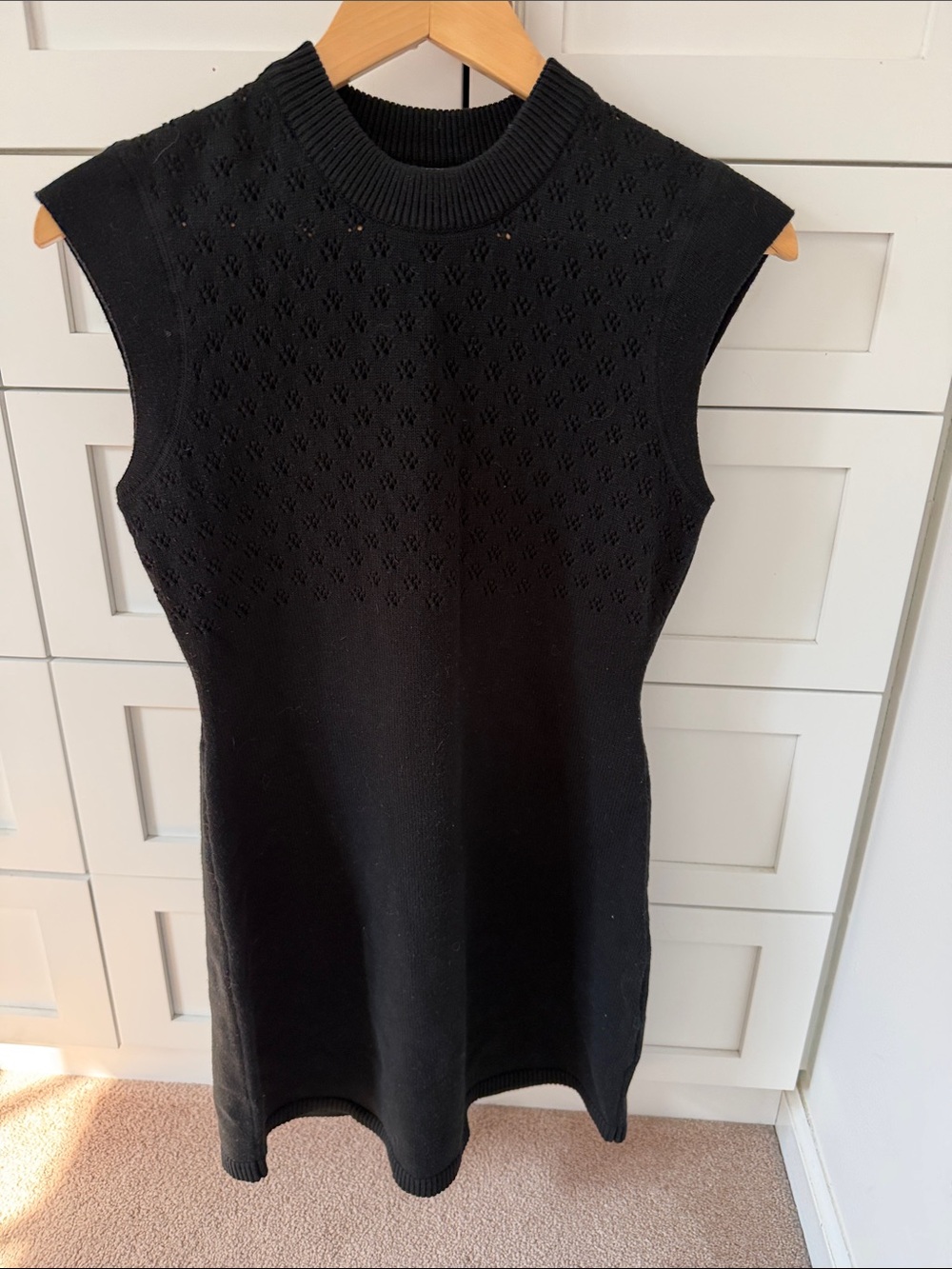 Rumored Cap Sleeve Sweater Dress - M